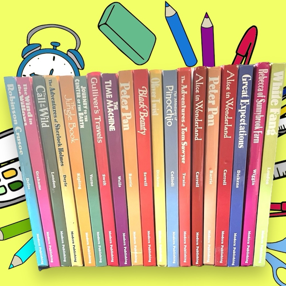 Treasury of Illustrated Classics Collection-18 Wonderful Books Modern Publishing